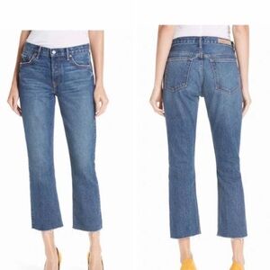 GRLFRND Cropped Mid-Flair Jeans 27